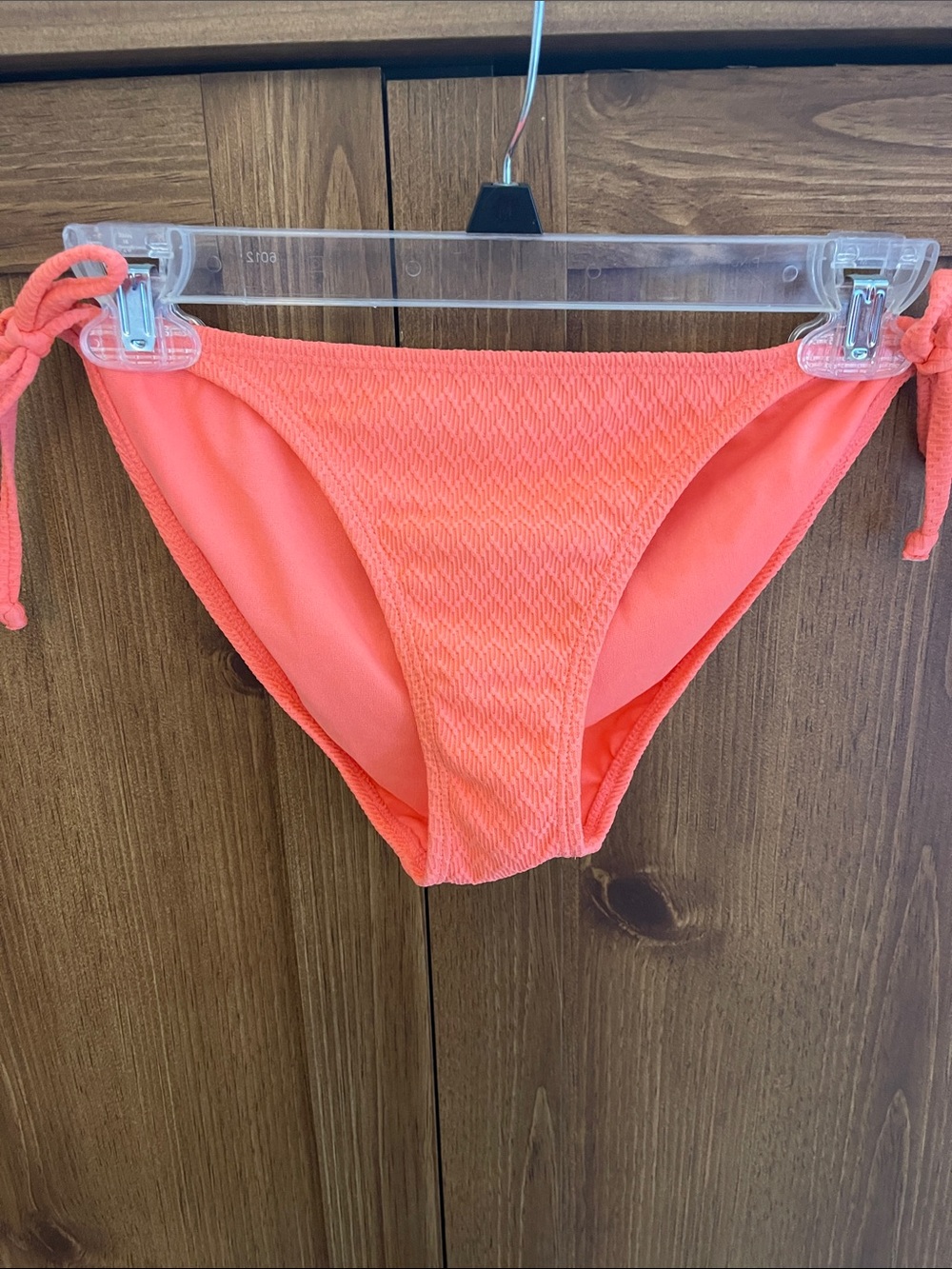 Old Navy Coral Tie-Side Bikini Bottoms